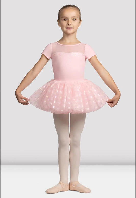 Mirella Glow Cap Sleeve Tutu Dress