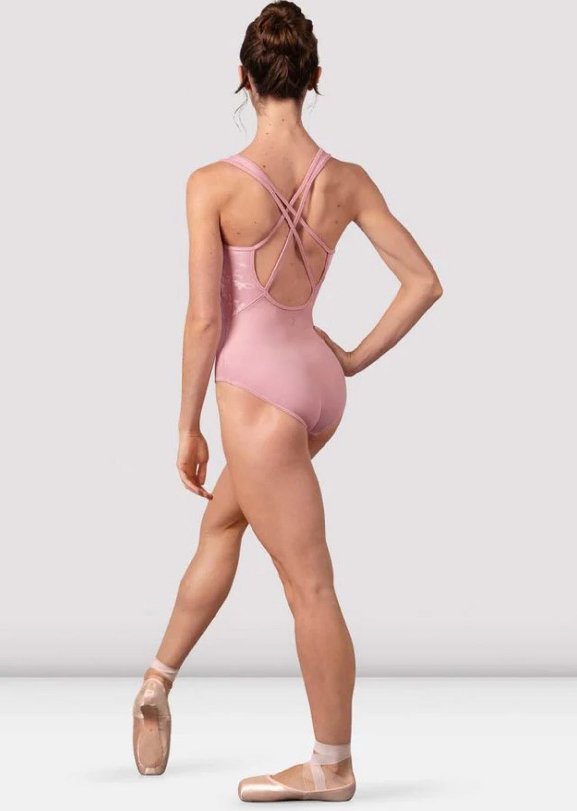 Bloch Girl’s Kira Vintage Pink Cross Back Leotard