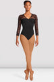 Bloch Black Lace Sleeve Kate Leotard
