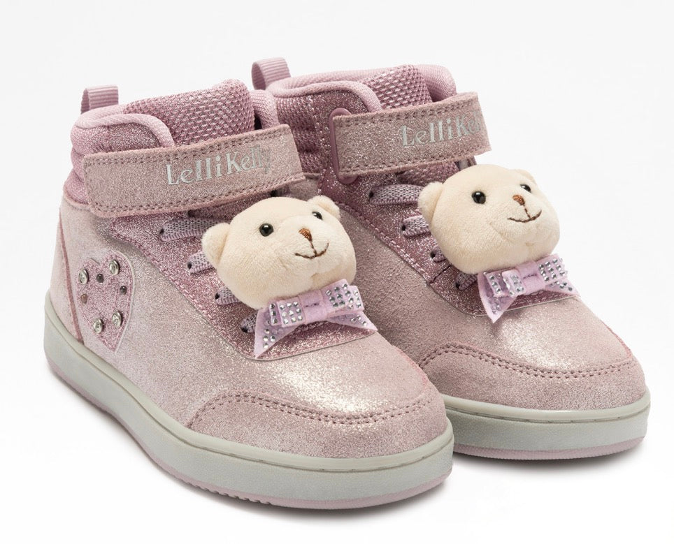 Lelli Kelly Pink Sparkly Orsetto Teddy Bear Boots
