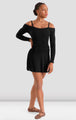 Mirella Black Adagio Mesh Skirt