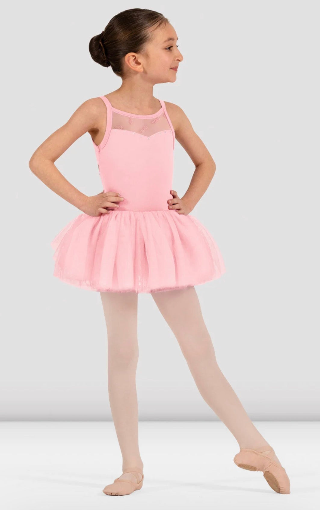 Bloch Pink Gianna Floral Camisole Tutu Dress
