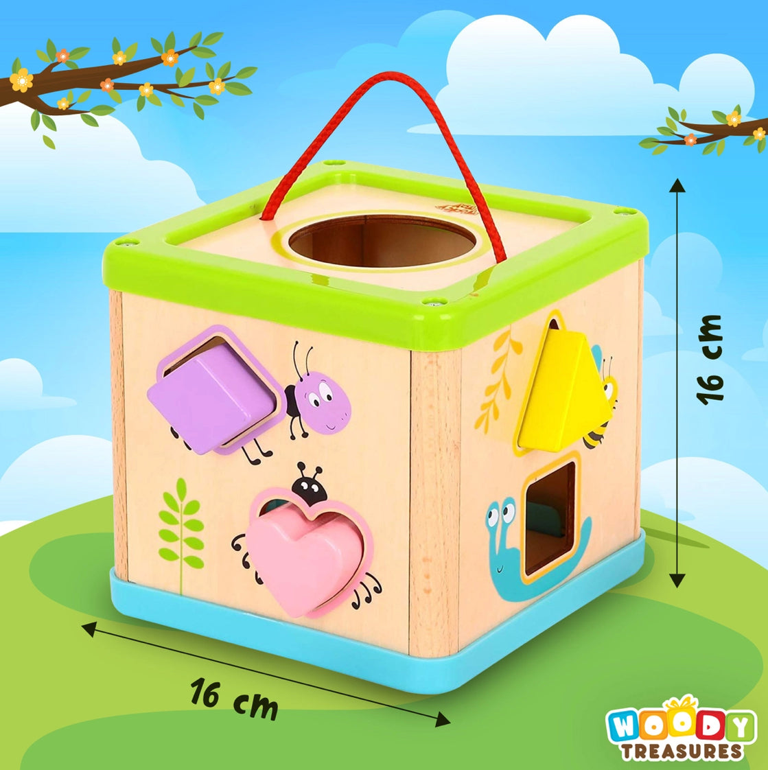 Woody Treasures Shape Sorter