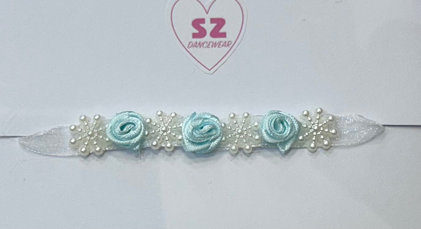 Ice Blue & Snowflake Bunwrap