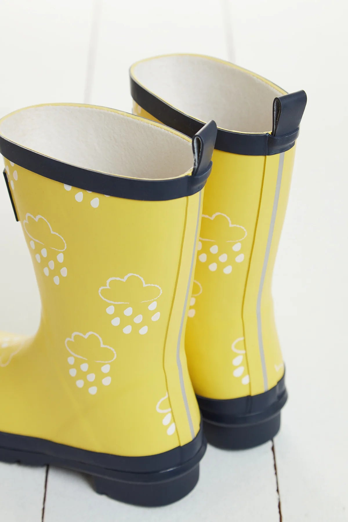 Grass & Air Junior Yellow Colour Changing Wellies