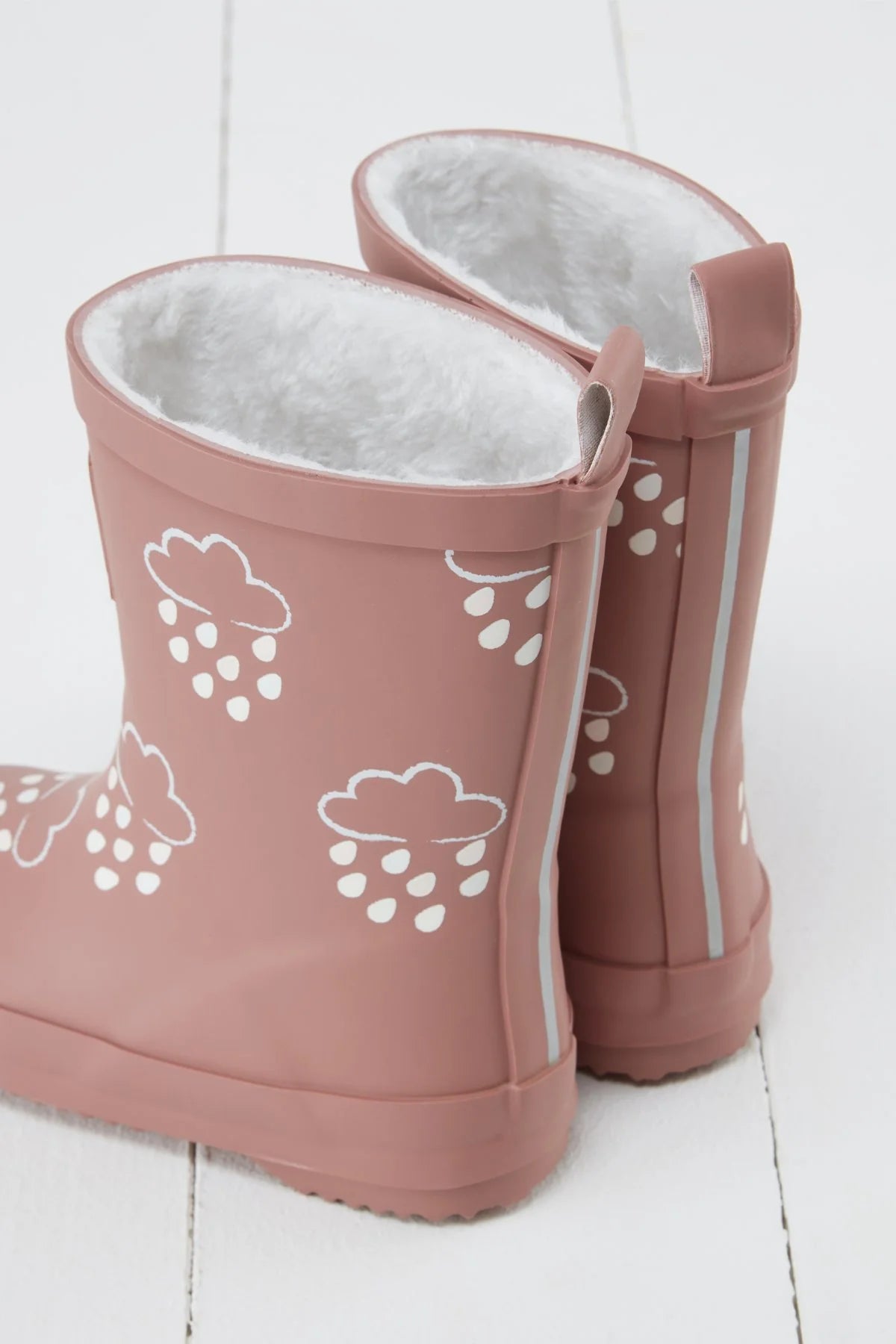 Grass & Air Rose Colour Changing Fleece Lined Wellies