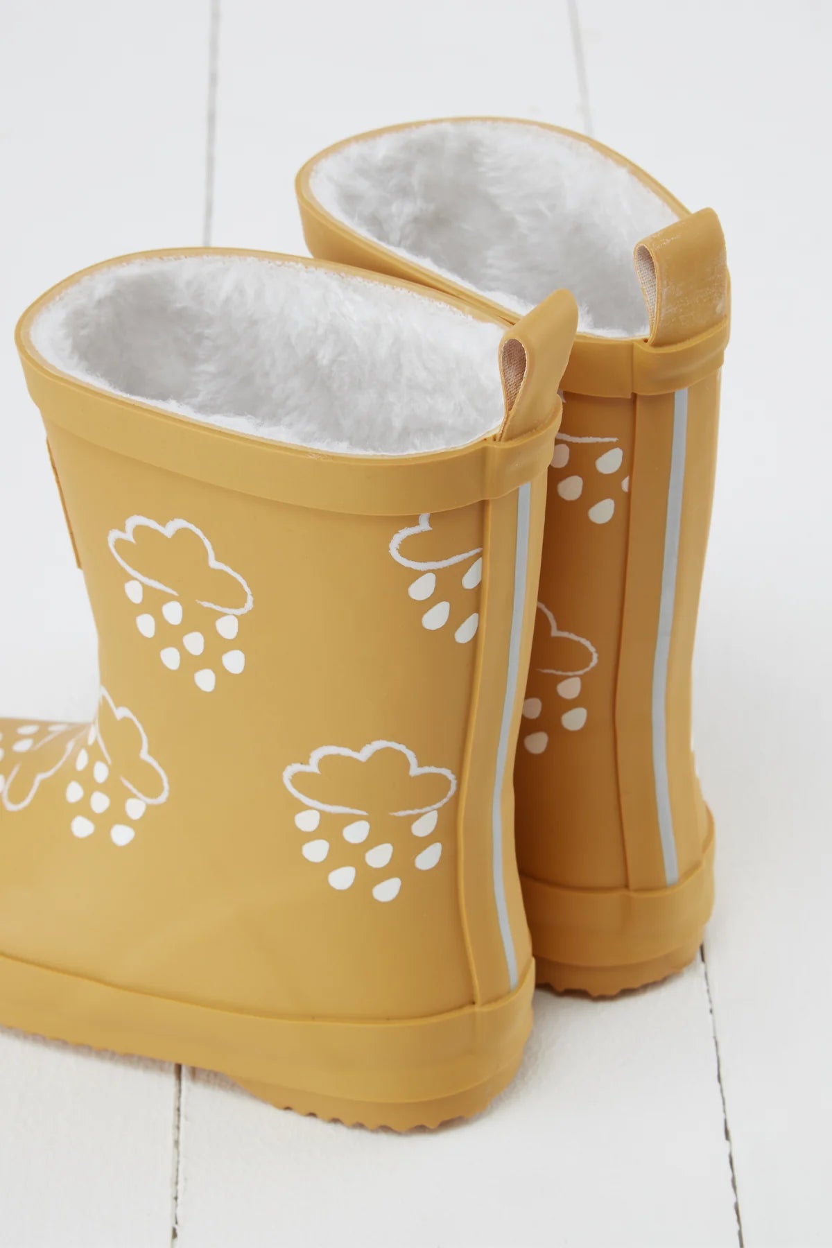 Grass & Air Ochre Colour Changing Fleece Lined Wellies