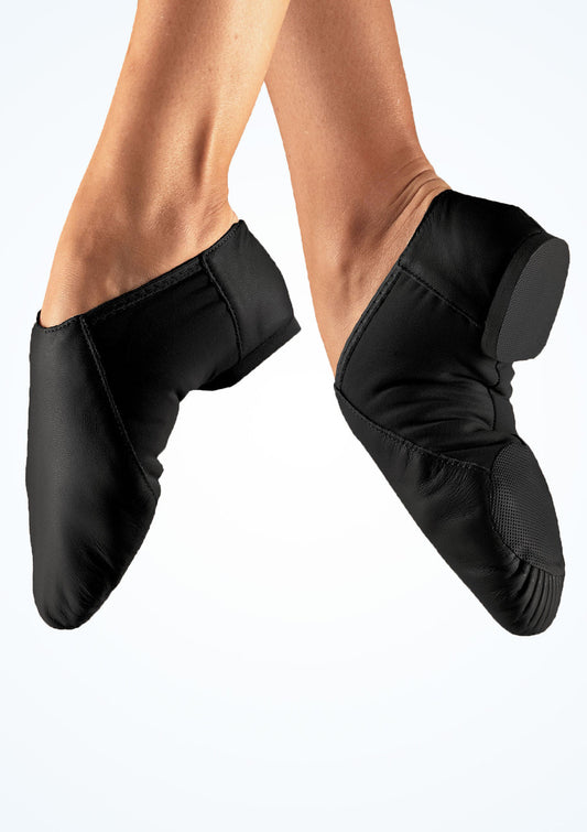 So Danca JZE45 Black Pull On Jazz Shoes