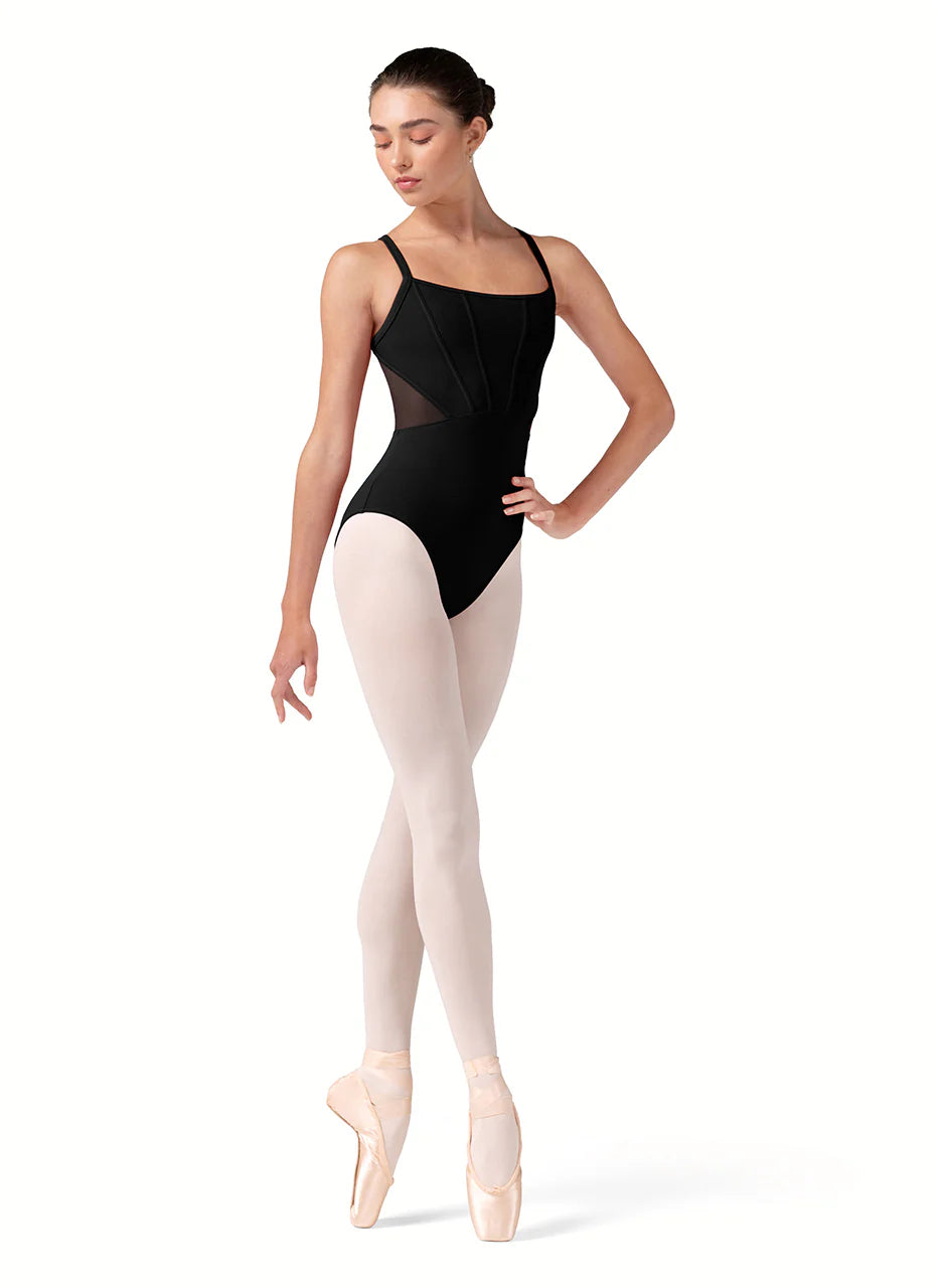 Bloch Black Corset Style Camisole Leotard