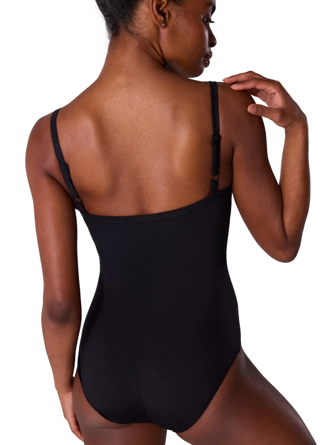 Capezio Black Soft Elegance Camisole Leotard with Bratek