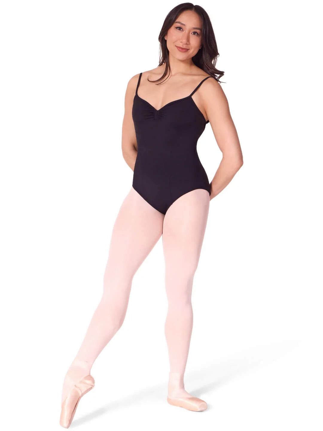 Capezio Black Camisole Soft Elegance Leotard with Bratek2
