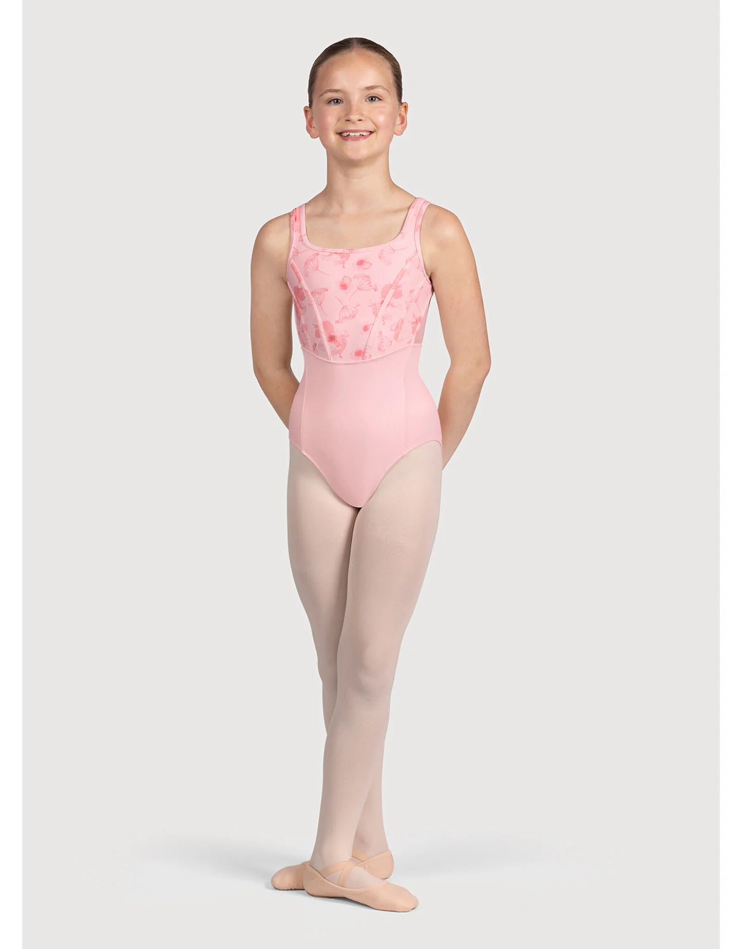 Bloch Girl’s Petal Print Corset Leotard