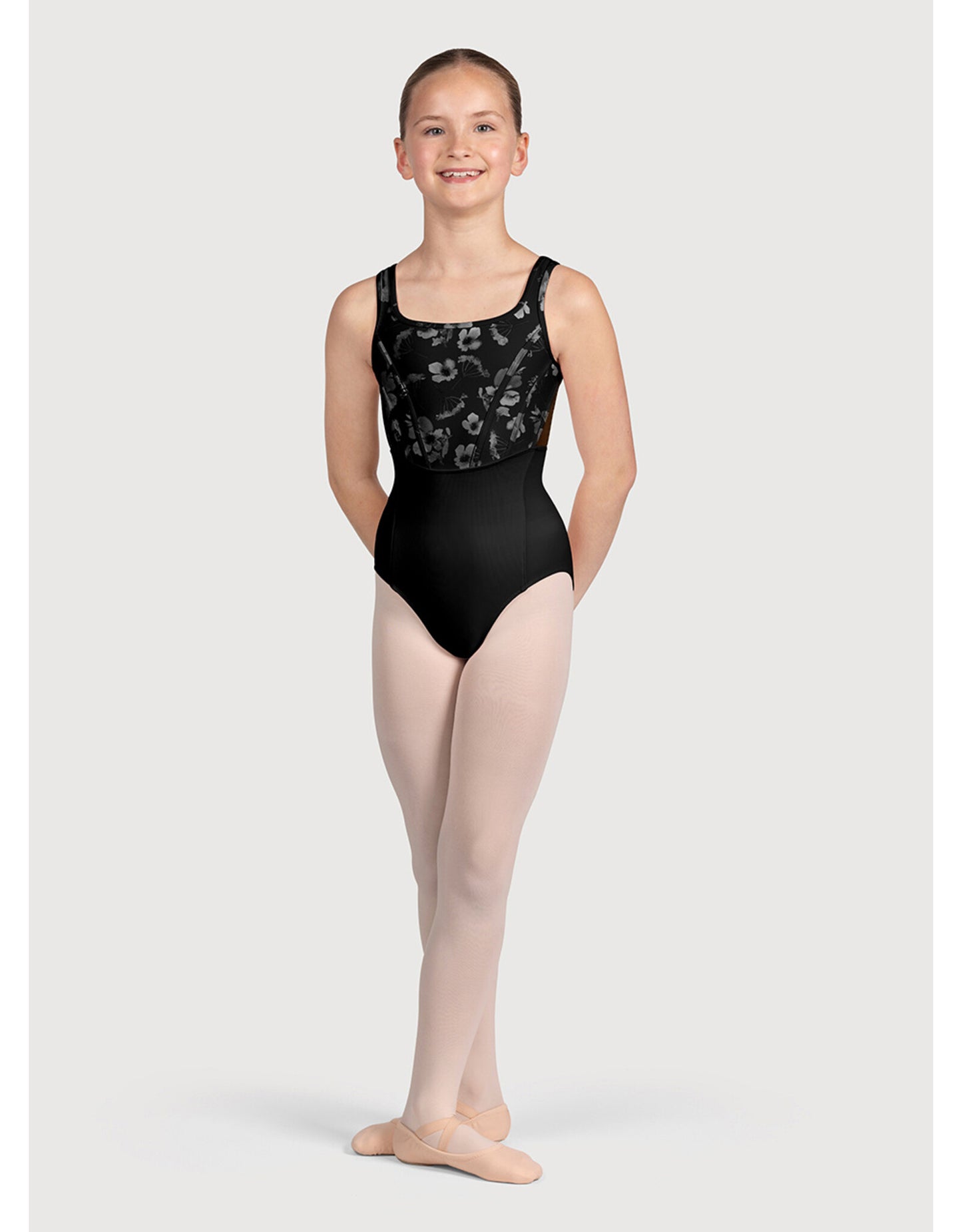 Bloch Black Petal Corset Leotard