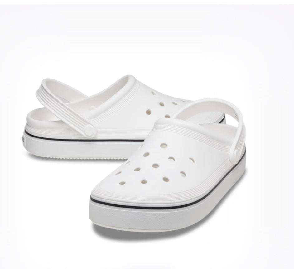 Crocband sales clog white