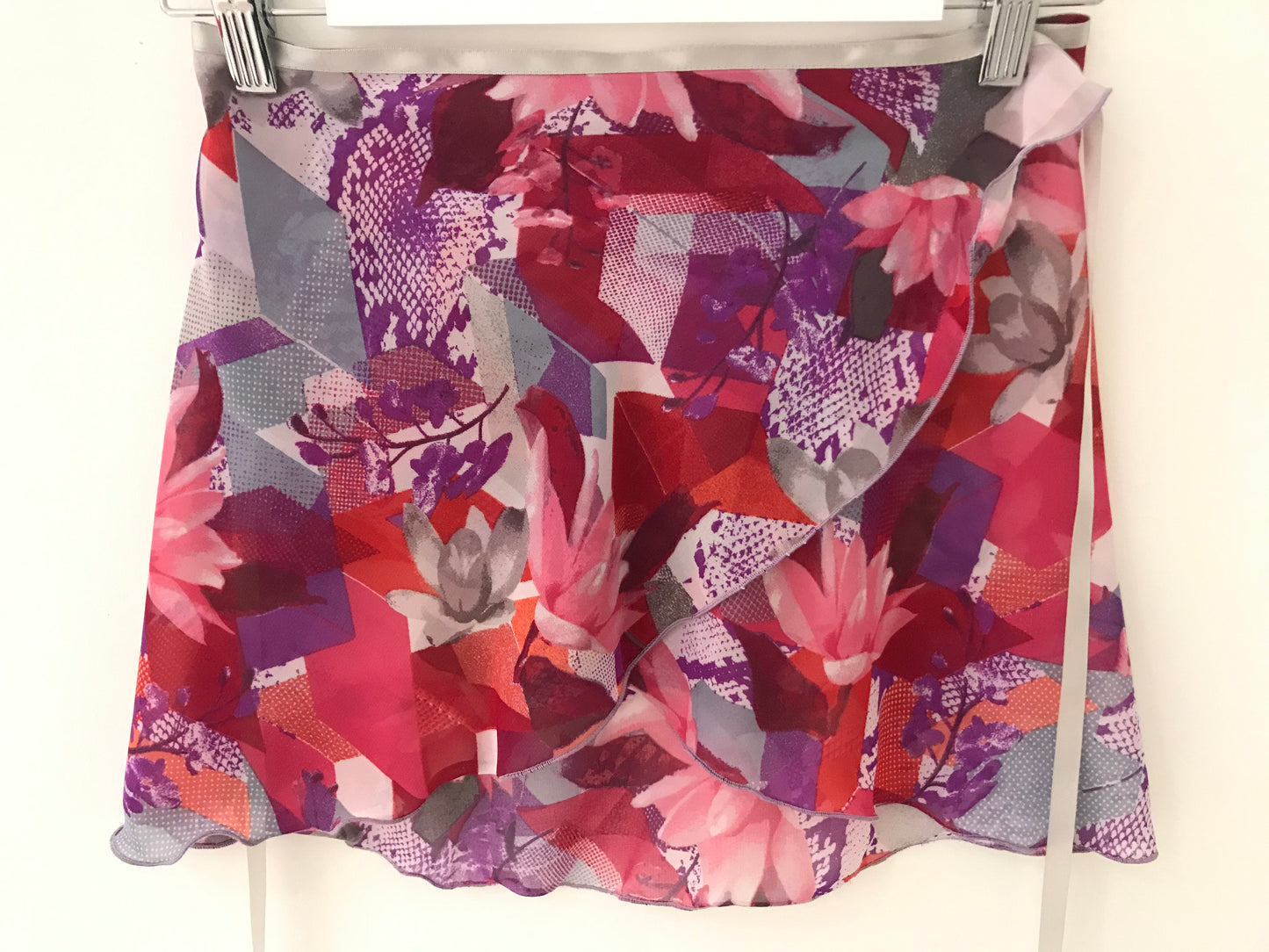 Bespoke Abstract Wrap Skirt & Bunwrap Set
