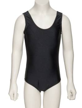 Katz Black Lycra Tank Leotard