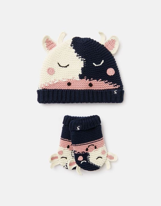 Joules Chummy Hat and Mittens set
