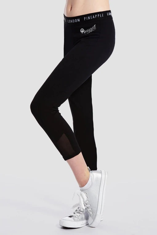 Pineapple Crop Mesh Leggings