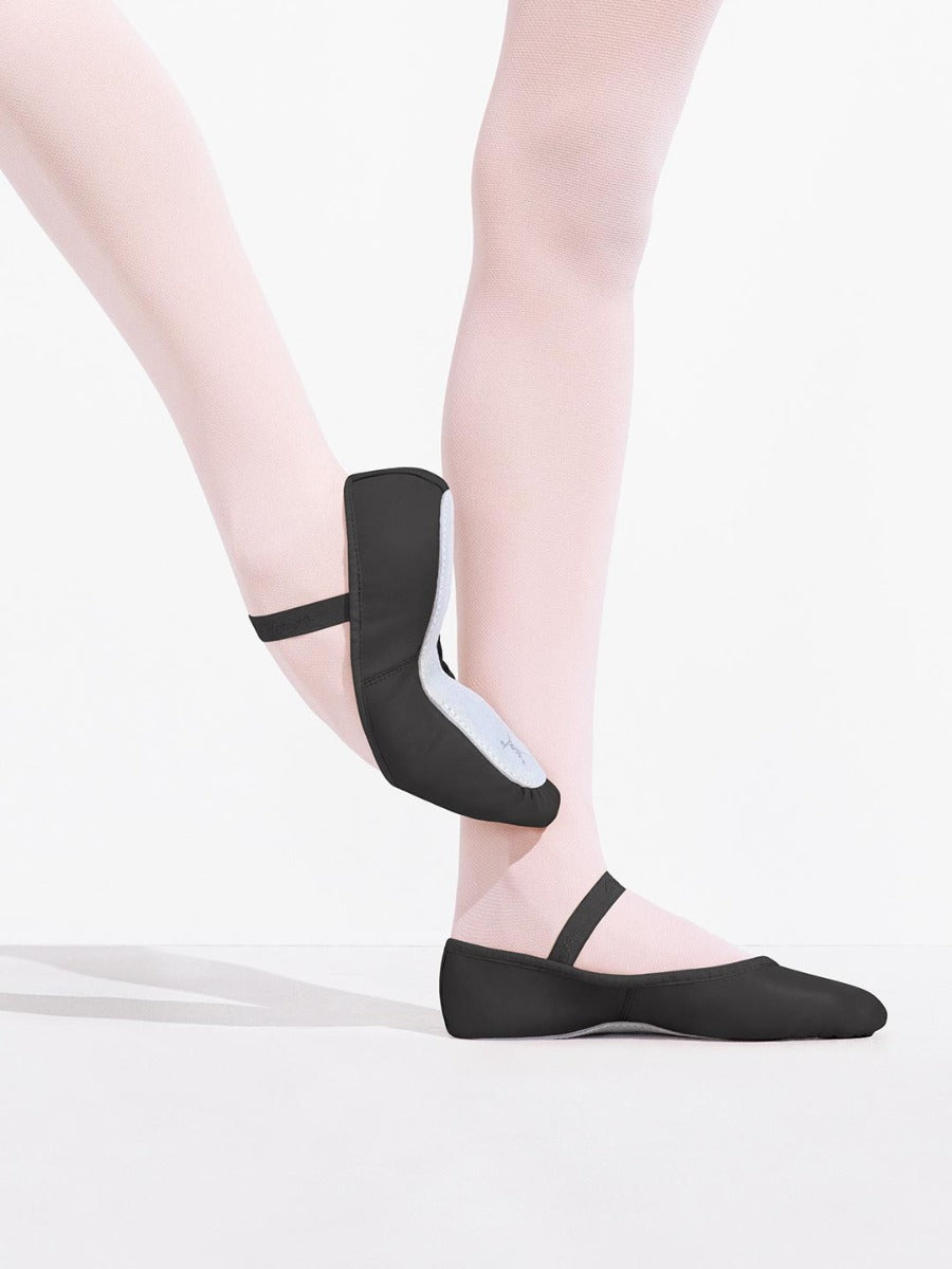 Capezio Black Leather Daisy Ballet Shoes