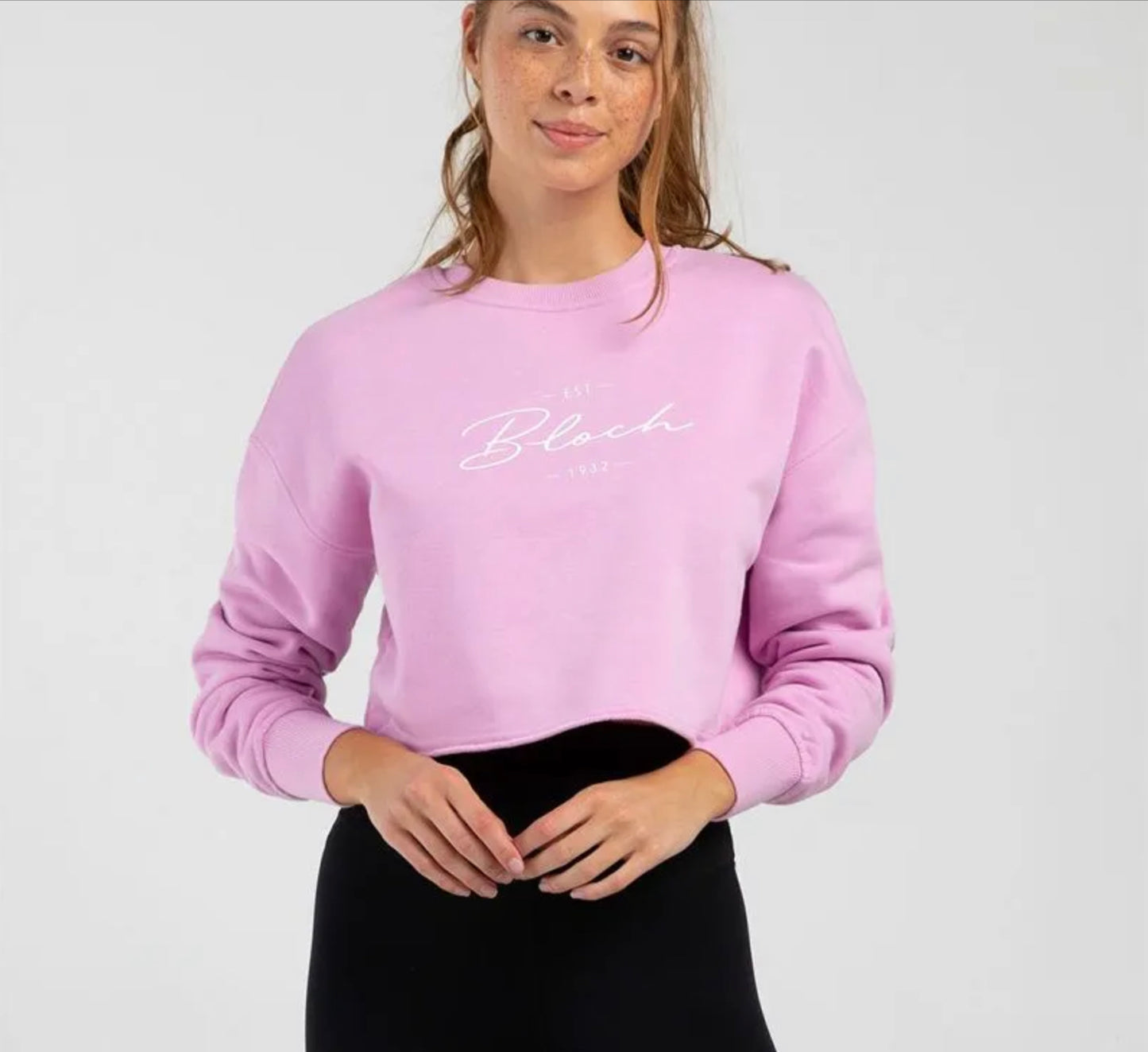 Bloch Terry Cropped Crew