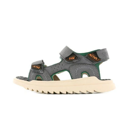 Shoesme Dark Grey Leather Sandals