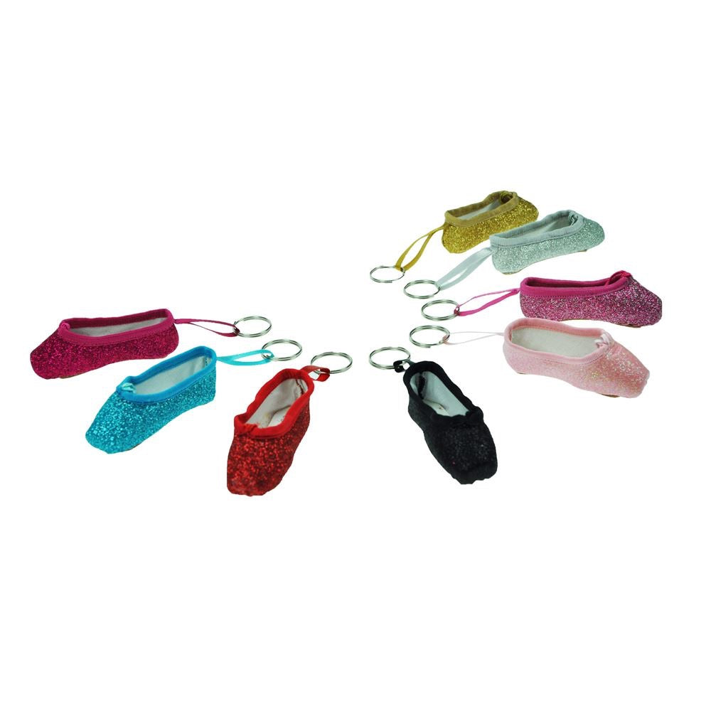 So Danca Glitter Pointe Shoe Keyring