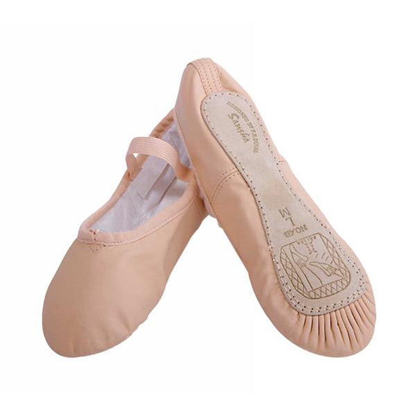Sansha Tutu Pink Leather Ballet Shoe