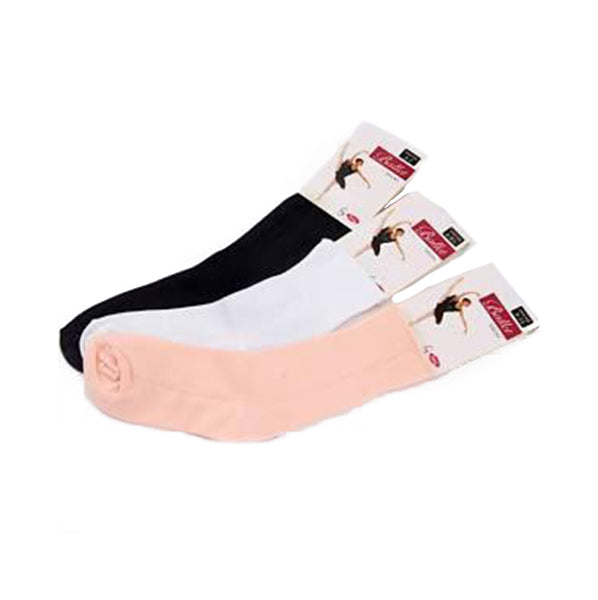 Silky White Ballet Socks