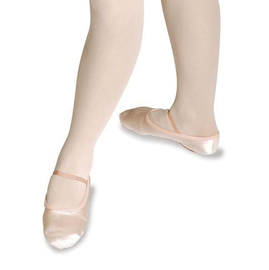 Roch Valley Pink Satin Full Sole Ballet Shoes