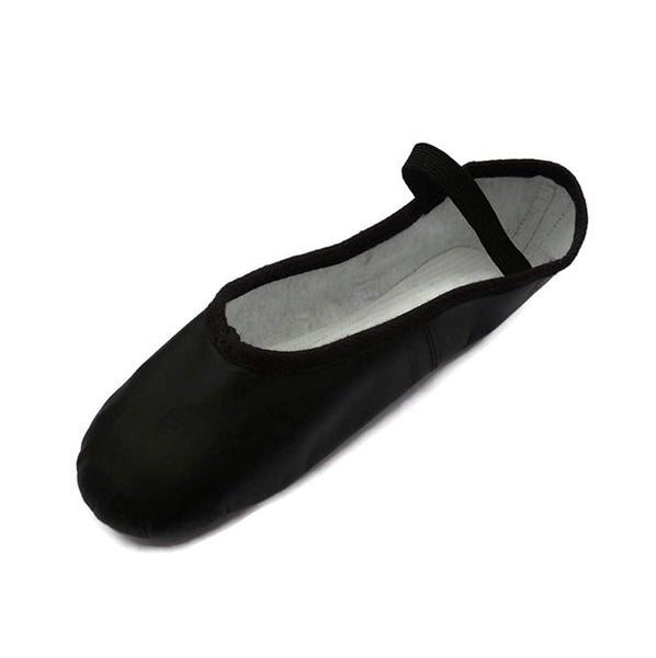 Roch Valley Black Leather Ballet Shoe