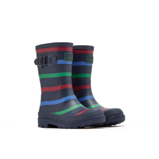 Joules Mixed Stripe Wellies