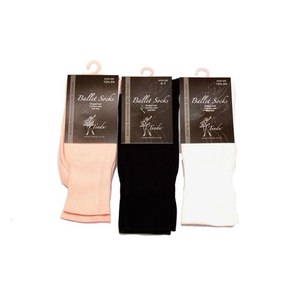 Tendu Black Dance Socks